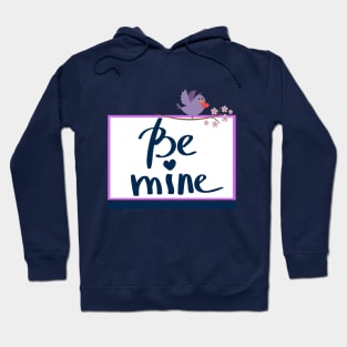 Be mine - Purple LOVE Bird Hoodie